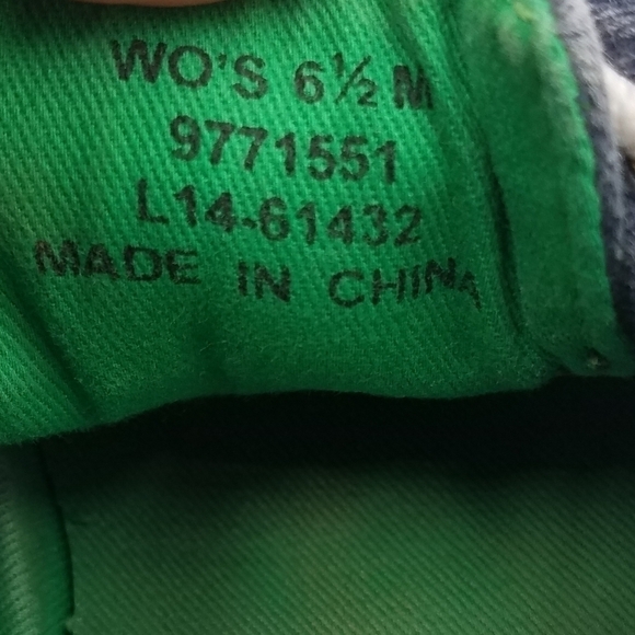 Sperry Boat Flat Denim Shoe 6.5 Women - Picture 8 of 8